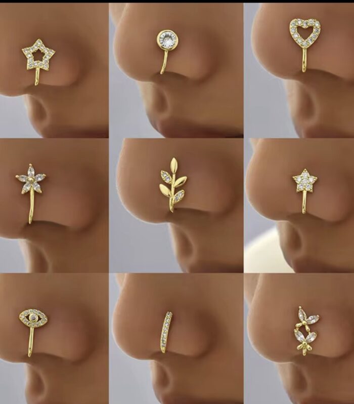 Faux percing anneaux